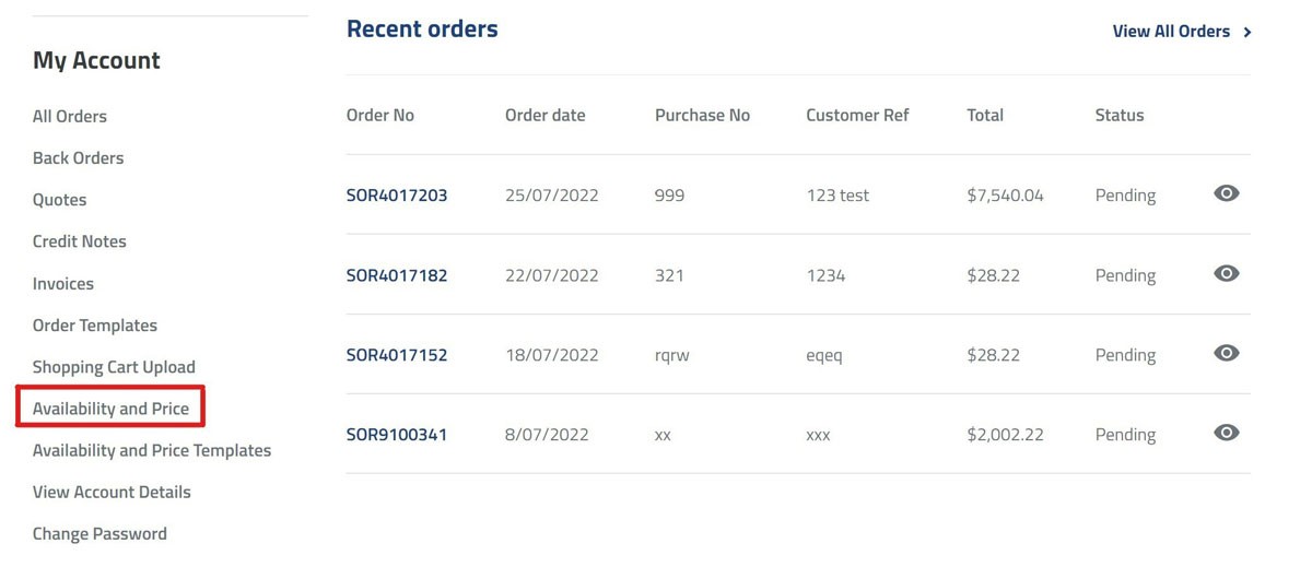 Availability and Pricing 2