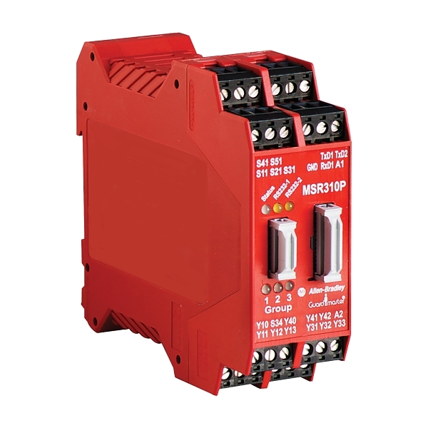 AB 440R MSR Safety Relay Base MSR310P 3 PNP Auxillary Automatic Manual