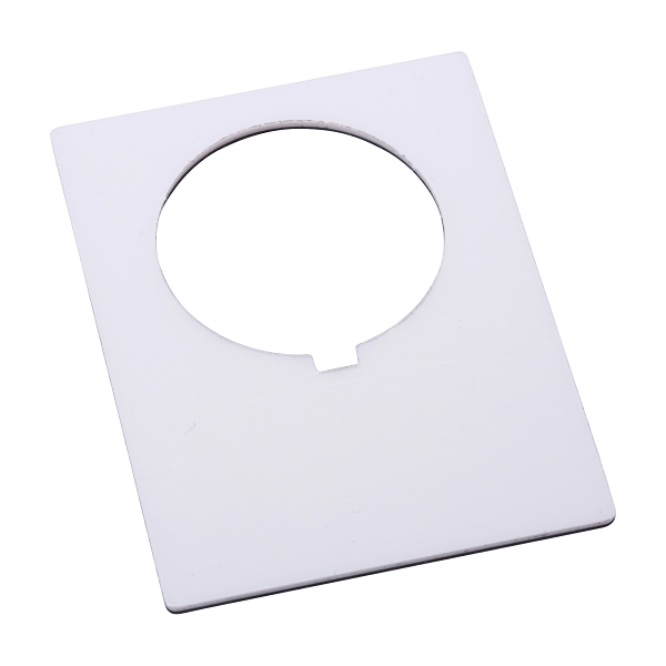 AllenBradley 800H Legend Plate 47 X 62mm, Jumbo, Blank, Grey