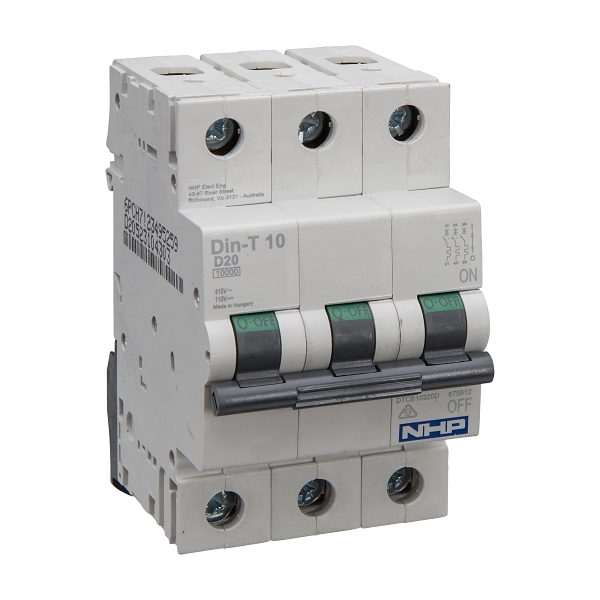 DTCB10306D MCB 10kA 3P D Curve