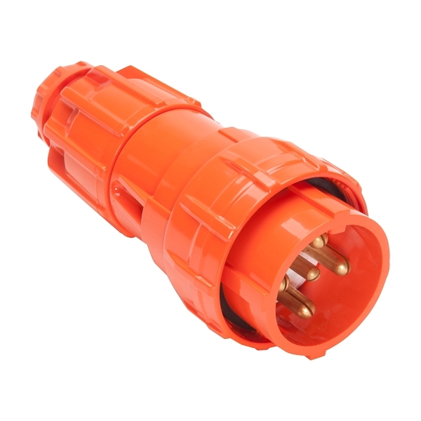 ISOPS540PRO Plug Straight 5 Pin 40A 500V AC Resistant Orange