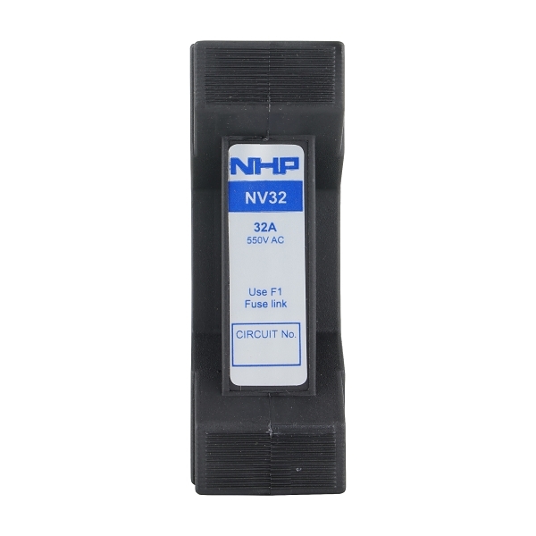 Mersen BS Fuse Holder 32A Front Wire for F1 NS Offset Tag Fuses