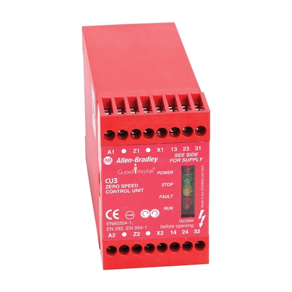 AB 440R MSR Safety Relay CU3 Back EMF 24VAC/DC 2NOSFTY 1NCAUX AM/MM