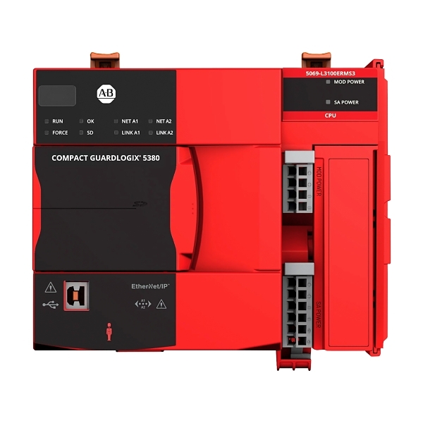 AB Compact GuardLogix 5380 SIL3 Pro 10MB Controller Mem and 5MB
