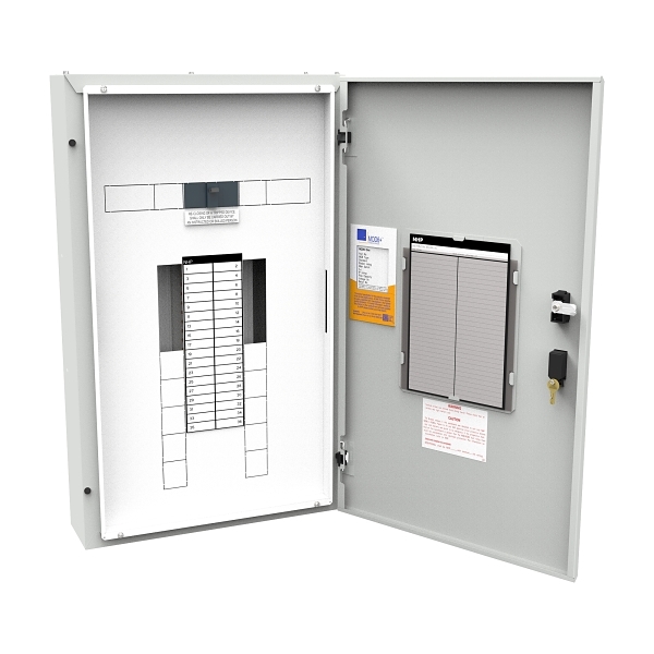 MD6PO24LG MOD6 One Panelboard Door Open