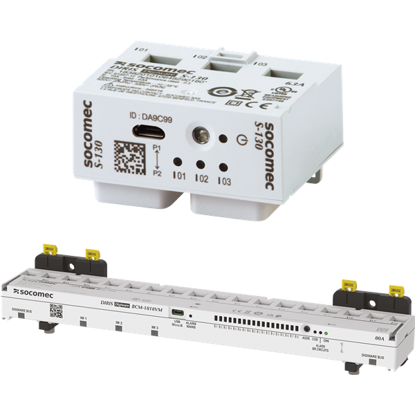 Socomec Digiware S BCM All in One Meter CT Monitor and Analysis Modules
