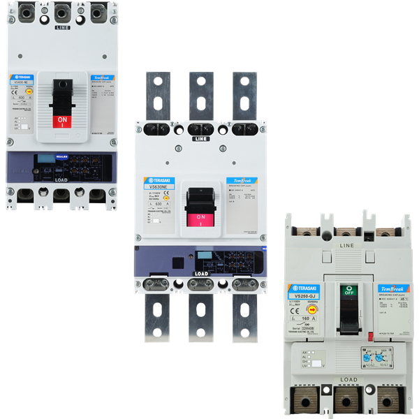 Terasaki TemBreak VS 1000VAC Moulded Case Circuit Breakers