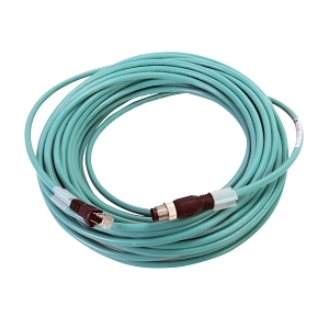 SHIELDED ENET-CBLE HFLEX-PUR 2-PAIR TEAL M12-RJ45 20M