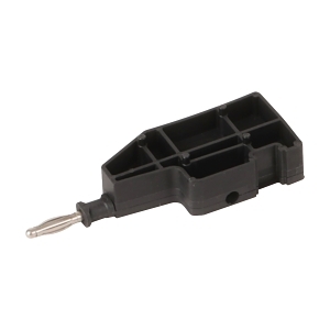 FLEXIBLE TEST PLUG ACC END TEST PLUG FOR 6mm TERM BLACK