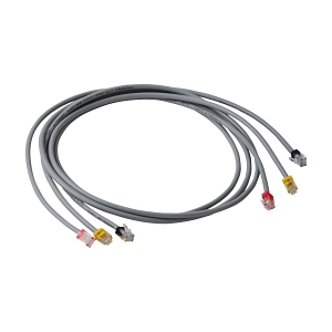 RJ12 x 3 CT CABLE FOR DIGIWARE & DIRIS AXX 0.2M