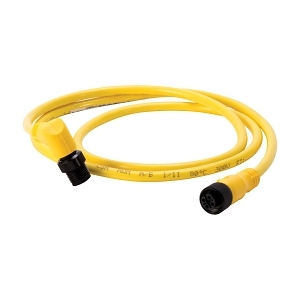 CABLE PVC YELLOW 4PIN 22AWG DC-MICRO-F 4PIN DC-MICRO-M 2M