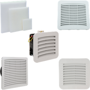 Cosmotec Kryos GSV Filter Fans and GSF Filter Grilles