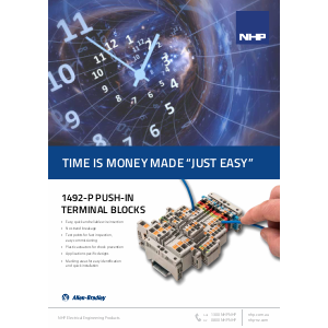 Allen Bradley 1492P Push In Terminal Blocks Flyer