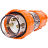 ISOPS332P Plug Straight 3 Pin 32A 250V AC Electric Orange