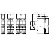 MOD6310 Miniature Circuit Breaker Dimensional Diagram