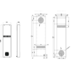 XVA8000320 Heat Exchanger Dimensional Diagram